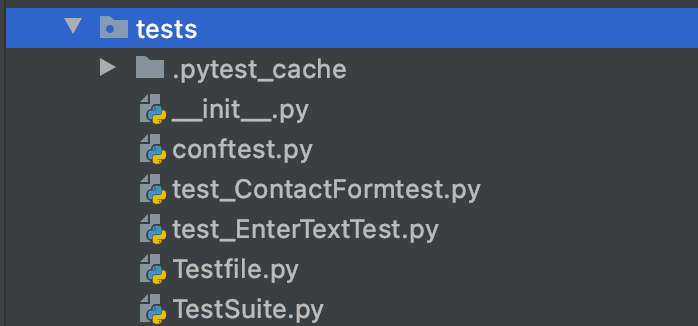 Test cases in Framework